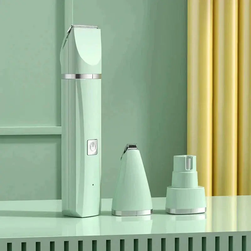 4 in 1 Electric Pet Grooming Kit - Hair Trimmer, Clippers, Nail Grinder for Cats & Dogs - Gazebo Pet Hub