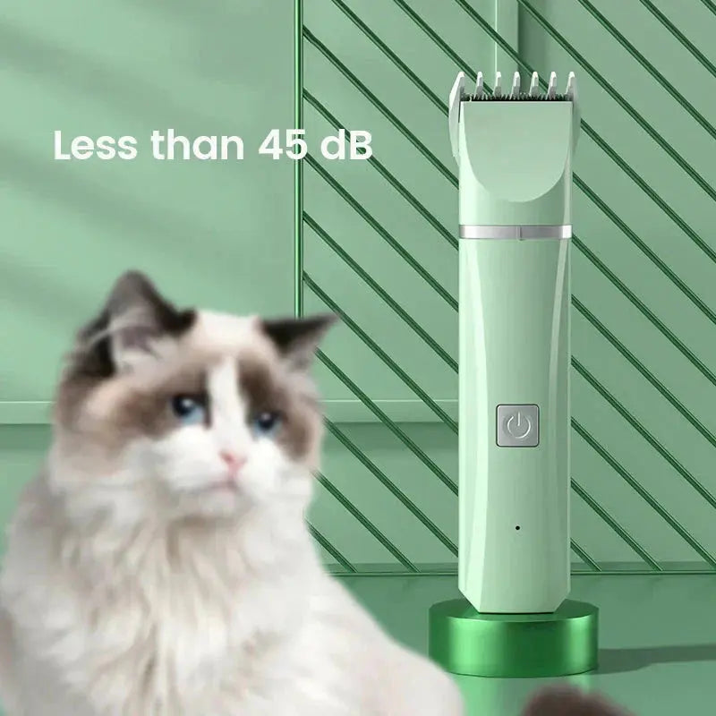 4 in 1 Electric Pet Grooming Kit - Hair Trimmer, Clippers, Nail Grinder for Cats & Dogs - Gazebo Pet Hub