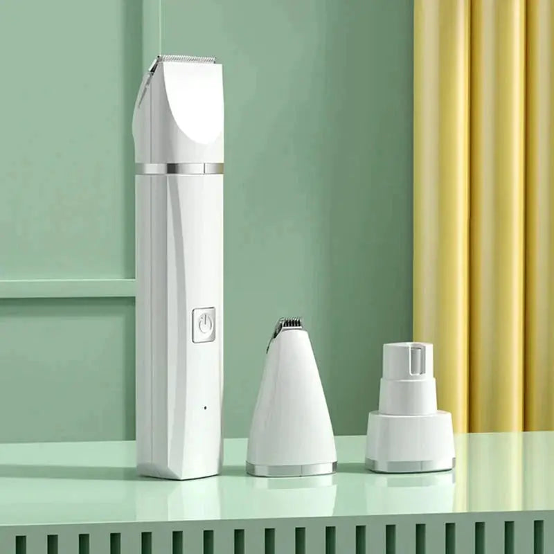 4 in 1 Electric Pet Grooming Kit - Hair Trimmer, Clippers, Nail Grinder for Cats & Dogs - Gazebo Pet Hub