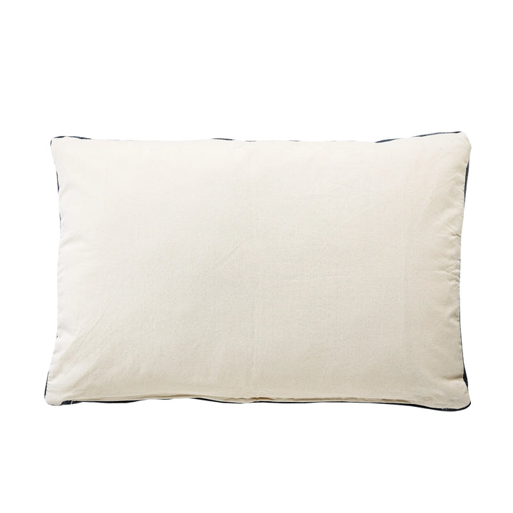 24" X 36" Stonewashed Blue Medallion Pillow Style Pet Bed With Removable Cover Homeroots