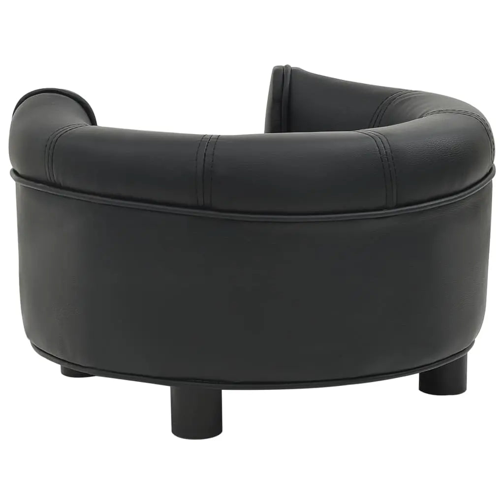 vidaXL Dog Sofa Puppy Couch Bed with Washable Cover Plush and Faux Leather VidaXL