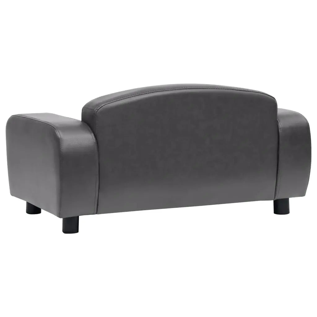 vidaXL Dog Sofa Dog Bed Foam Pet Puppy Couch with Washable Cover Faux Leather VidaXL
