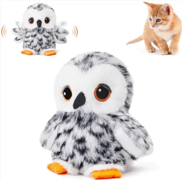 USB Rechargeable Interactive Flapping Bird Cat Toy - Gazebo Pet Hub