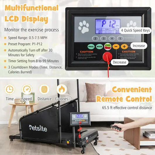 Indoor Pet Exercise Equipment with Remote Control Unbranded