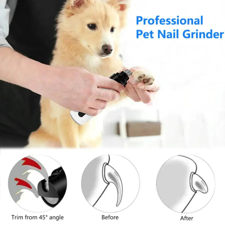 Rechargeable Electric Pet Nail Grinder Gazebo Pet Hub
