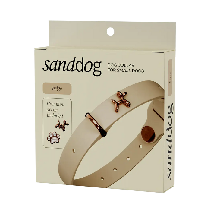 Ballon Beige Dog Collar | Premium Collar | SANDDOG SANDDOG