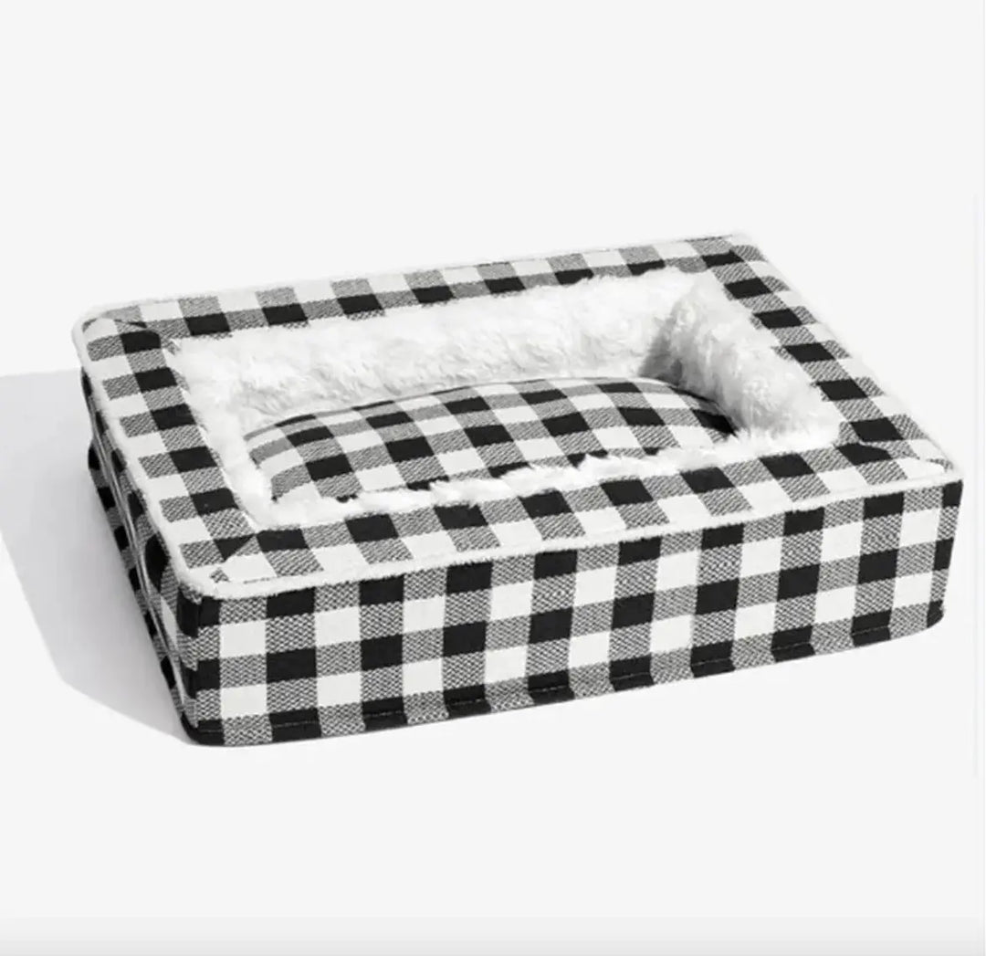 Classic Plaid Pet Bed (Removable & Washable) Gazebo Pet Hub