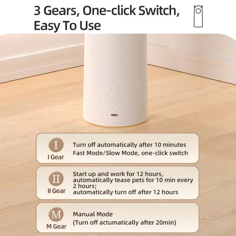 Automatic Cat Toy – Interactive Smart LED Laser - Gazebo Pet Hub