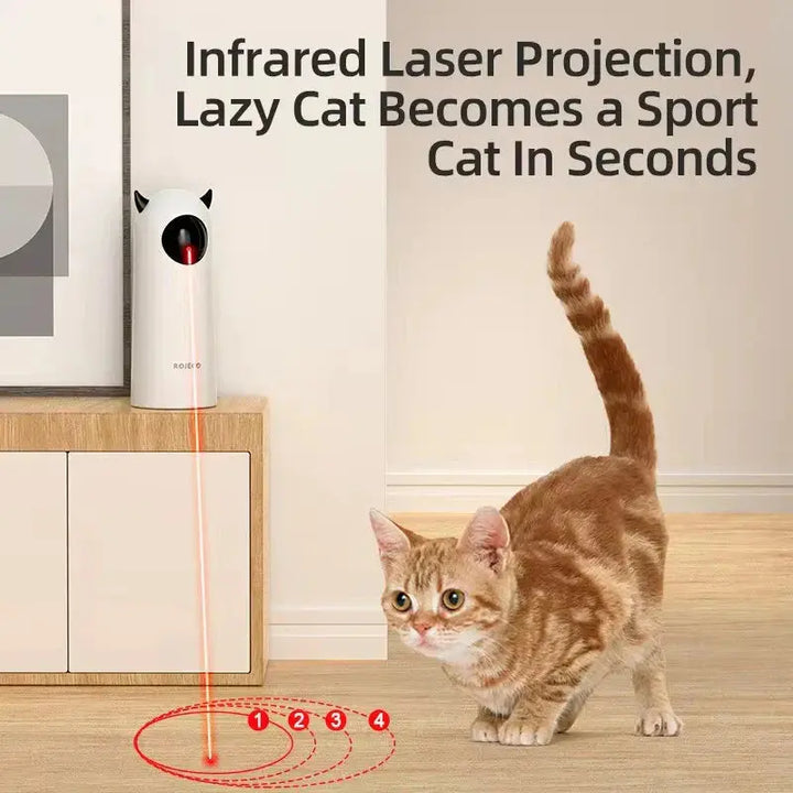 Automatic Cat Toy – Interactive Smart LED Laser - Gazebo Pet Hub