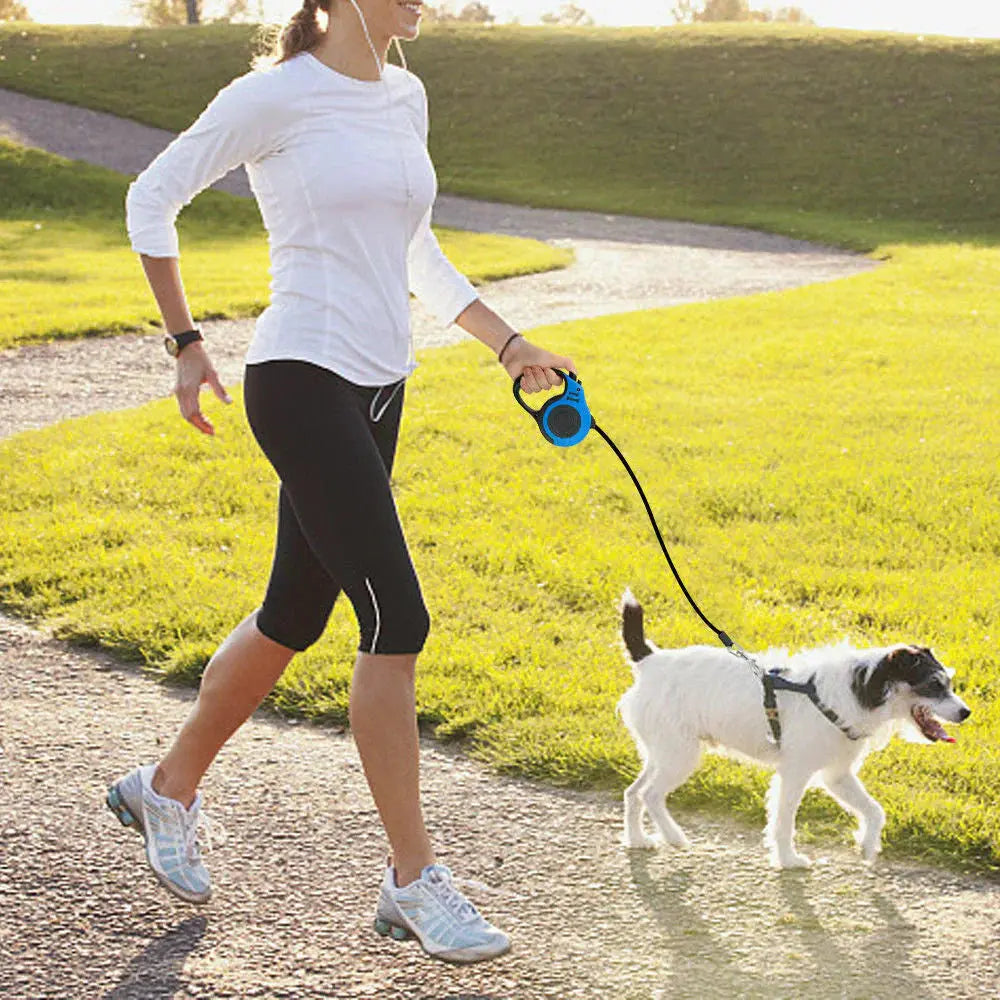 Automatic Retractable Dog Leash - Dual Size Options with Brake & Lock Safety System - Gazebo Pet Hub