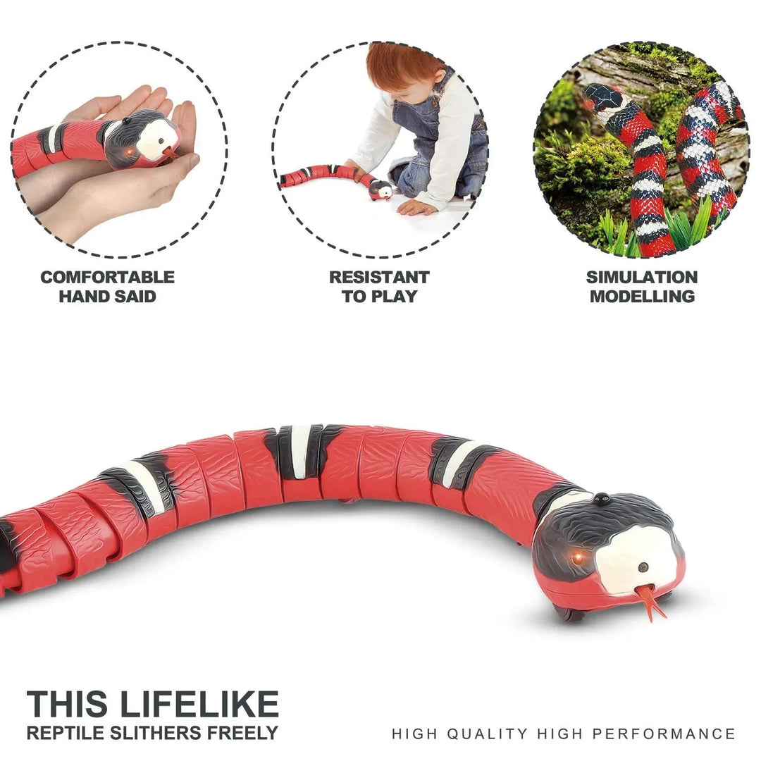 Automatic Smart Sensing Snake Pet Toy - Gazebo Pet Hub