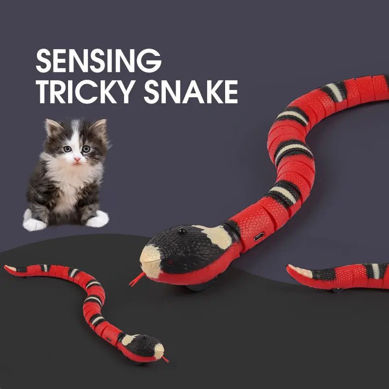 Automatic Smart Sensing Snake Pet Toy - Gazebo Pet Hub