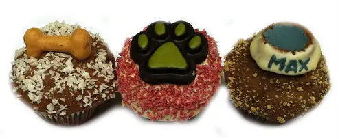 Birthday Mini Pupcakes With Decorations - Gazebo Pet Hub