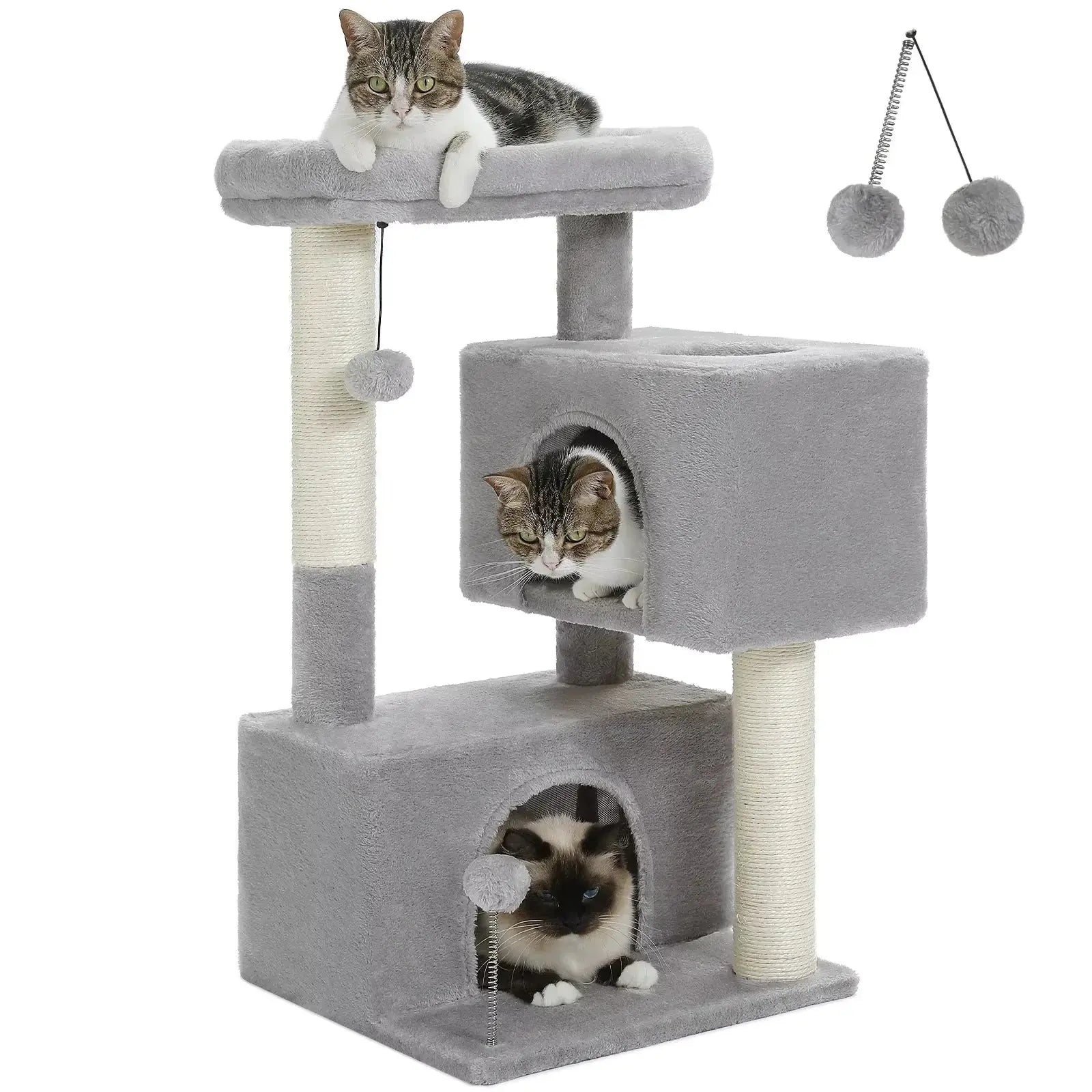 Cat Tree for Large Cats Cat Tower for Indoor - Gazebo Pet Hub
