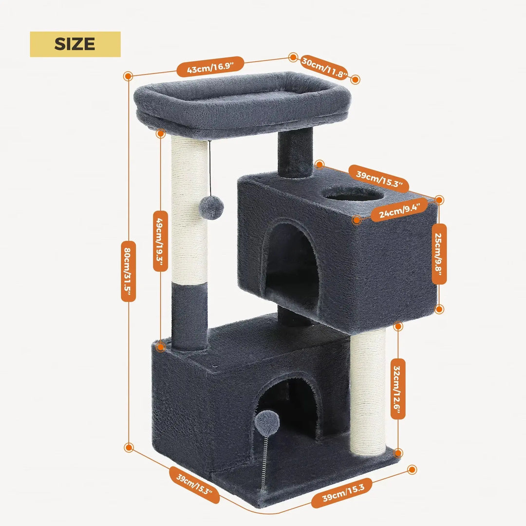Cat Tree for Large Cats Cat Tower for Indoor - Gazebo Pet Hub
