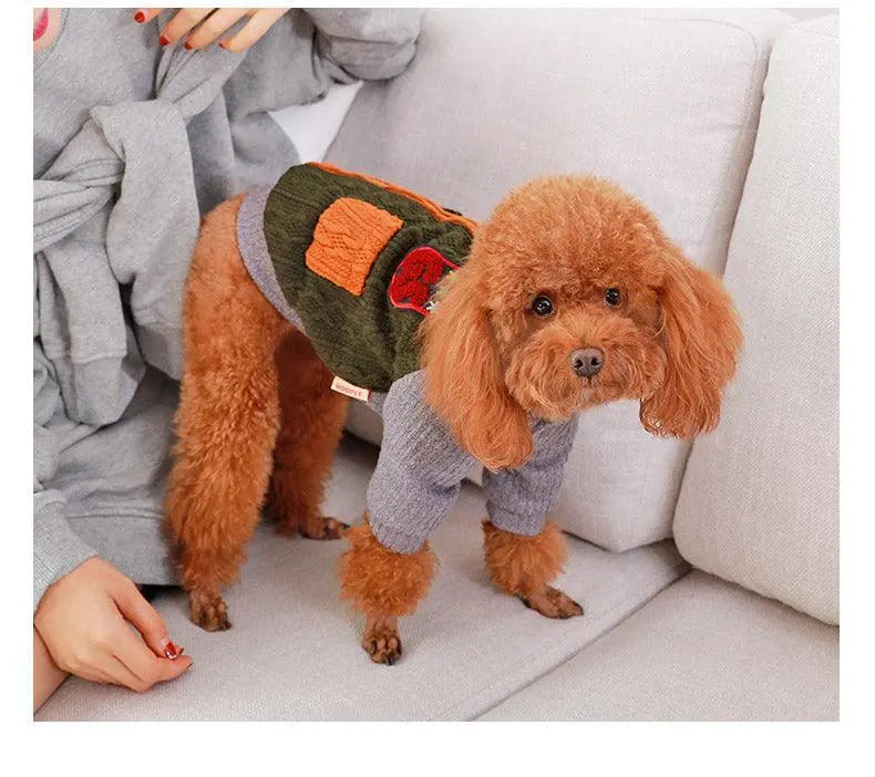 Cozy Cotton Dog Sweater - Gazebo Pet Hub