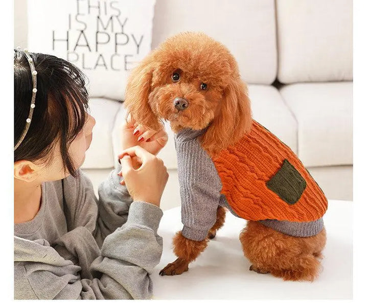 Cozy Cotton Dog Sweater - Gazebo Pet Hub