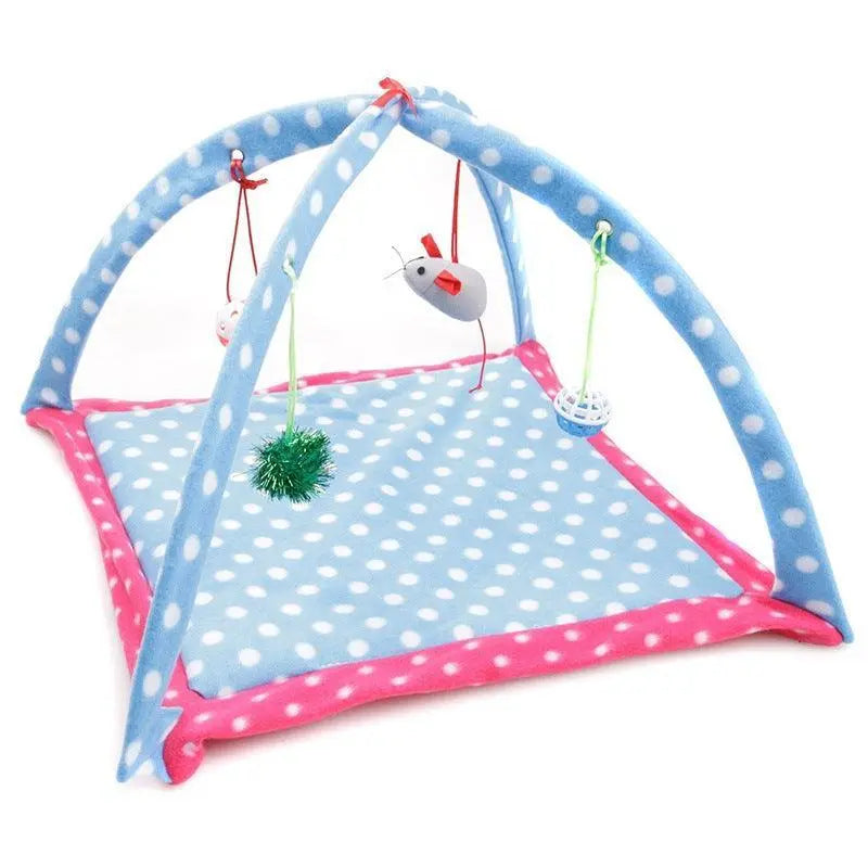 Cozycat Foldable Cartoon Cat Play Tent Hammock: The Ultimate Cat Haven - Gazebo Pet Hub