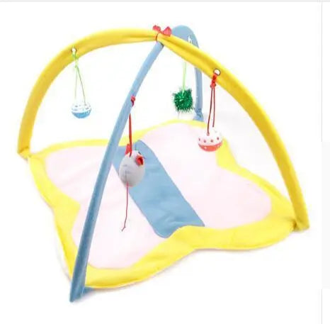Cozycat Foldable Cartoon Cat Play Tent Hammock: The Ultimate Cat Haven - Gazebo Pet Hub