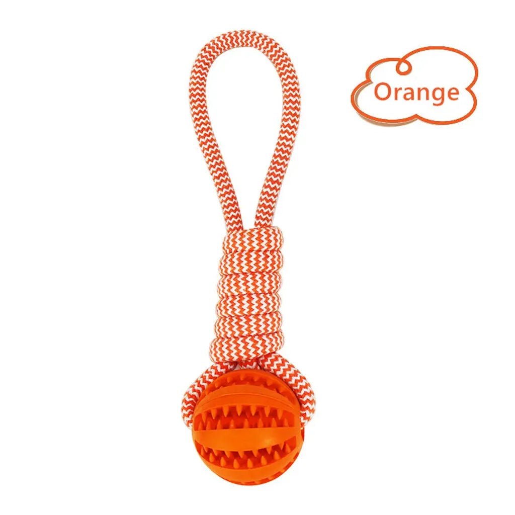 Dental Health Pet Rope Ball Toy - Gazebo Pet Hub