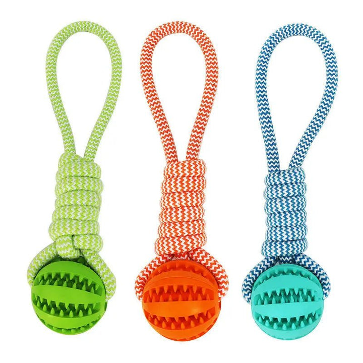 Dental Health Pet Rope Ball Toy - Gazebo Pet Hub