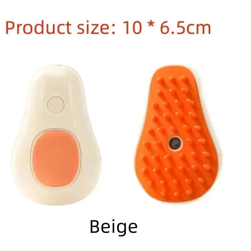 Electric Cat Steam Brush – 3 - In - 1 Pet Grooming Comb with Water Spray for Cats and Dogs, USB Rechargeable - Gazebo Pet Hub