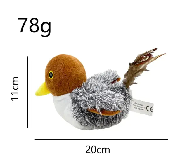 USB Rechargeable Interactive Flapping Bird Cat Toy - Gazebo Pet Hub