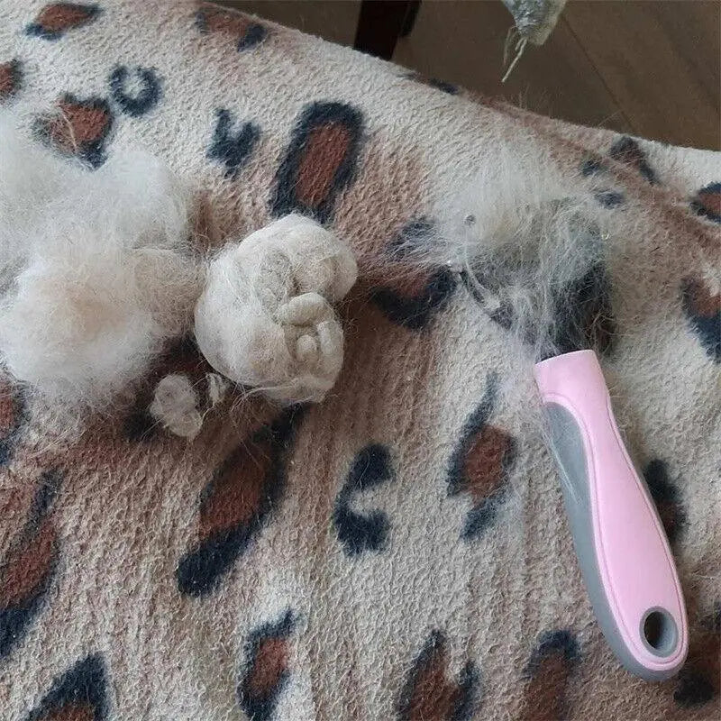 Grooming Brush For Pet Dog Cat Deshedding Tool Rake Comb Fur Remover Reduce 2 - Side Dematting Tool For Dogs Cats Pets Grooming Brush Double Sided Shedding And Dematting Undercoat Rake Hair Removal Comb - Gazebo Pet Hub