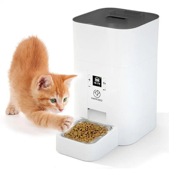 Intelligent Pet Provisions: Color Screen Smart Feeder With Quantitative Feeding - Gazebo Pet Hub