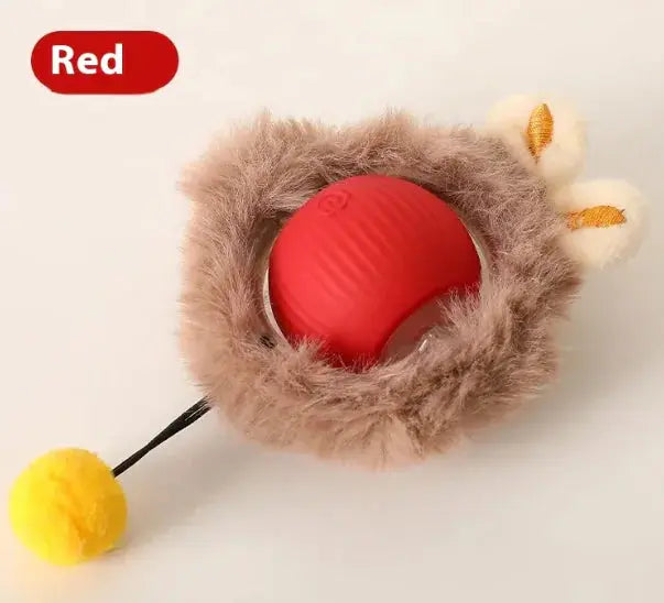 PurrPlay Self-Rolling Cat Toy Ball Gazebo Pet Hub