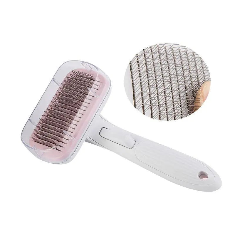 Luxury Pet Grooming Tool: Automatic Hair Brush Remover For Dogs And Cats - Gazebo Pet Hub