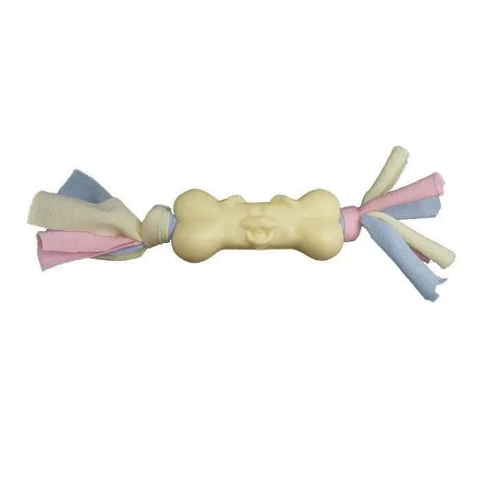 Molar Pawz - Interactive Dog Bone Cotton Cloth Strips For Stress Relief And Teeth Cleaning - Gazebo Pet Hub