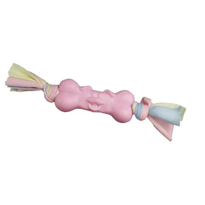 Molar Pawz - Interactive Dog Bone Cotton Cloth Strips For Stress Relief And Teeth Cleaning - Gazebo Pet Hub