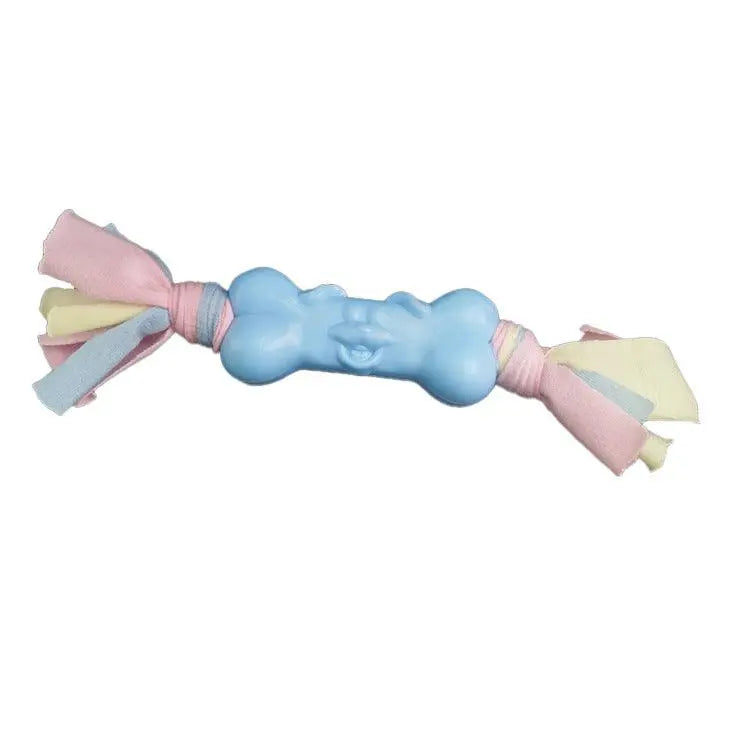 Molar Pawz - Interactive Dog Bone Cotton Cloth Strips For Stress Relief And Teeth Cleaning - Gazebo Pet Hub