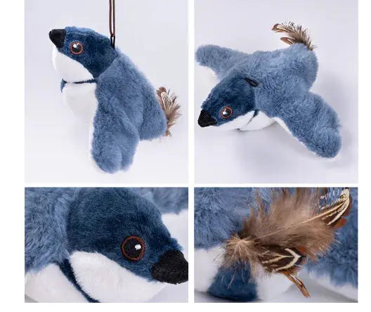 USB Rechargeable Interactive Flapping Bird Cat Toy - Gazebo Pet Hub