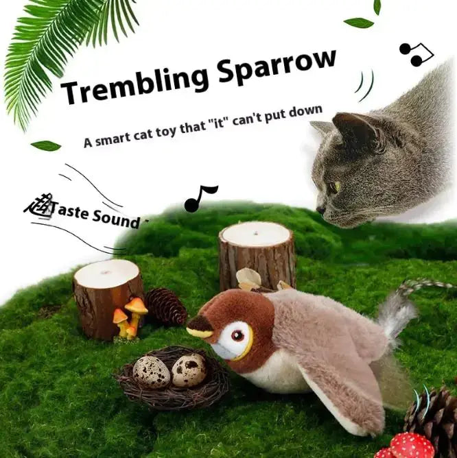 Flapping Bird Cat Toy Gazebo Pet Hub