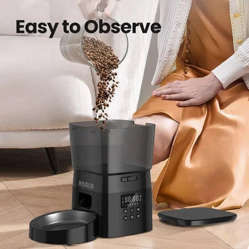 Smart Control Automatic Pet Feeder for Cats and Dogs - Gazebo Pet Hub