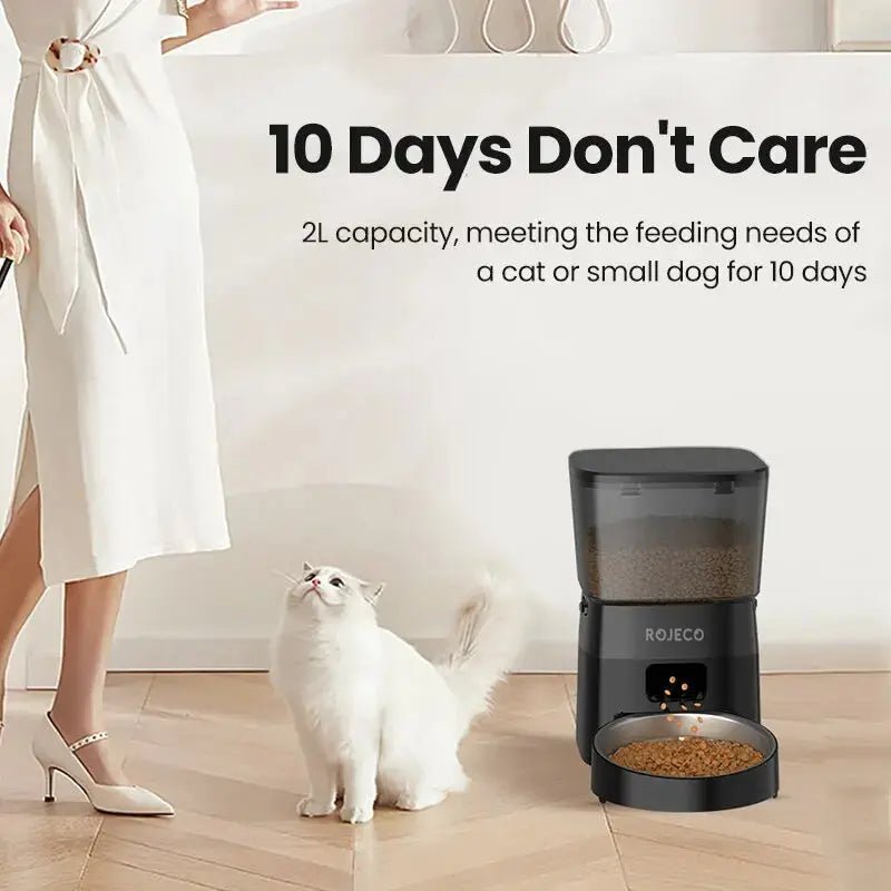 Smart Control Automatic Pet Feeder for Cats and Dogs - Gazebo Pet Hub