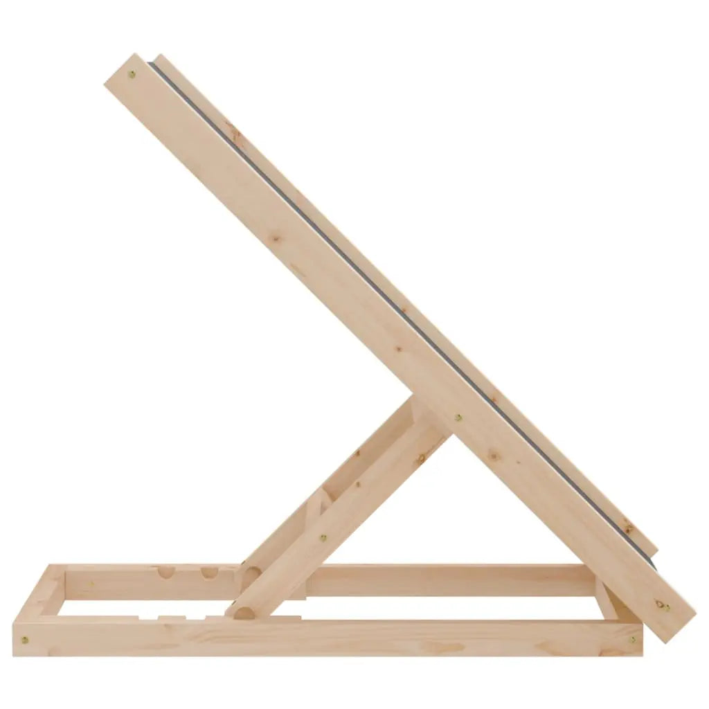 vidaXL Dog Ramp Foldable Adjustable Canine Ramp for Car Bed Solid Wood Fir - Gazebo Pet Hub